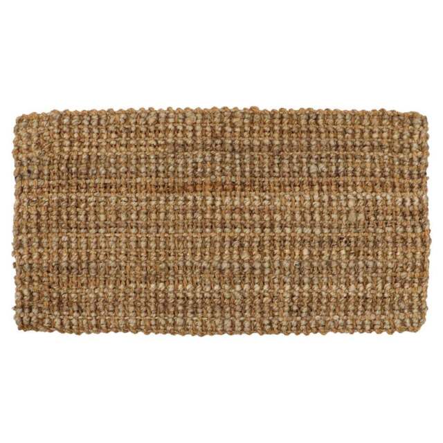 JVL Moris Boucle Coir and Jute Doormat 40 x 70cm - Brown - JVL Homewares - Wilko - image 1
