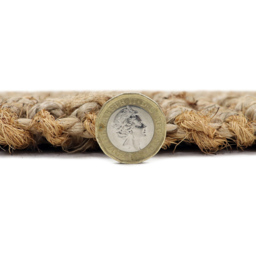 JVL Moris Boucle Coir and Jute Doormat 40 x 70cm - Brown - JVL Homewares - Wilko - thumbnail 6