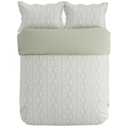 V&A Silk Road Paisley Super King Size Sage Duvet Set - Wilko - thumbnail 3