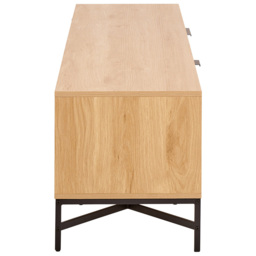 Florence Jaipur 3 Door Oak TV Unit - Size: 45 x 176.4 x 40cm - Multi - Furniture To Go - Wilko - thumbnail 4