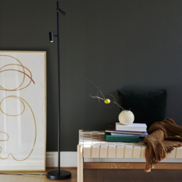 Nordlux Omari Black Floor Lamp - Size: 141 x 20 x 141cm - Wilko - thumbnail 3