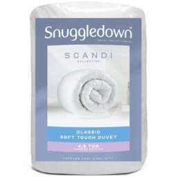 Snuggledown Double White Scandinavian Hollowfibre Duvet 4.5 Tog - Wilko