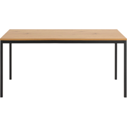 Florence Seaford 4 Seater Dining Table Black and Oak - Furniture To Go - Wilko - thumbnail 4