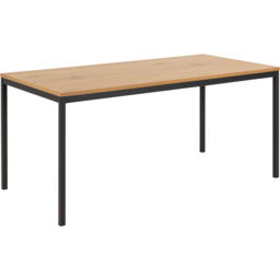 Florence Seaford 4 Seater Dining Table Black and Oak - Furniture To Go - Wilko - thumbnail 3