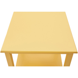 Palazzi Mustard Side Table - Size: 50 x 50 x  58cm - Yellow - Wilko - thumbnail 6