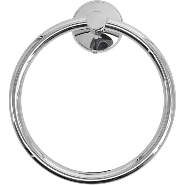 New Kensington Towel Ring Silver - Wilko - image 1