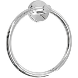 New Kensington Towel Ring Silver - Wilko - thumbnail 3
