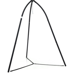 Costway Black Hanging Chair Stand with Hanging Chain - Size: 113 x 26 x 12cm - Wilko - thumbnail 1
