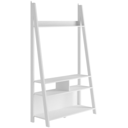 Tiva 5 Shelf White Ladder TV Unit - Size: 1754 x 1050 x 386cm - LPD Home - Wilko - thumbnail 3