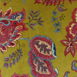 Paoletti Malisa Lemon Curry Paisley Cushion - Size: 50 x 50 cm - Multi - Wilko - thumbnail 4