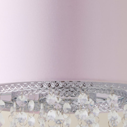 ValueLights Jesmond Dusky Pink Droplet Easy Fit Ceiling Light Shade - Size: 36 x 32 x 32cm - Wilko - thumbnail 4