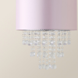 ValueLights Jesmond Dusky Pink Droplet Easy Fit Ceiling Light Shade - Size: 36 x 32 x 32cm - Wilko - thumbnail 5