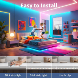 Ener-J Colour Changing LED Tape Light with Remote 5m - Size: 30 x 20 x 2cm - White - Wilko - thumbnail 6