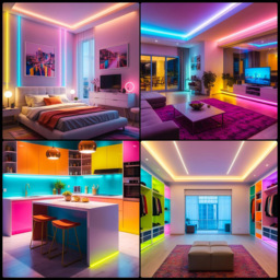 Ener-J Colour Changing LED Tape Light with Remote 5m - Size: 30 x 20 x 2cm - White - Wilko - thumbnail 4