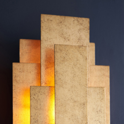 Merano Forli Antique Gold Leaf 2 Light Wall Lamp - Size: 9.6 x 20 x 45cm - Wilko - thumbnail 5