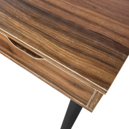 MDA Designs Kenora 2 Drawer Dark Walnut Computer Desk - Size: 79.5 x 110 x 55cm - Grey - Wilko - thumbnail 6