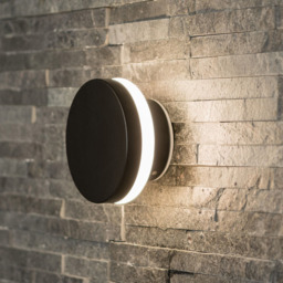 ValueLights Infinity Black Backlit Circle Integrated LED Wall Light - Size: 8 x 15 x 15cm - Wilko - thumbnail 3