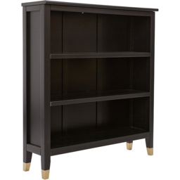 Palazzi 3 Shelves Black Bookcase - Size: 3 Shelf - Wilko - thumbnail 3