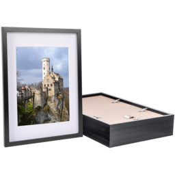 Nicola Spring Black Photo Frame 12 x 17 inch 5 Pack - Size: 44 x 32 x 2cm - Wilko - thumbnail 1