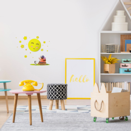Milagro Sun Yellow LED Children Lamp 230V - Size: 12 x 12 x 4cm - Wilko - thumbnail 4