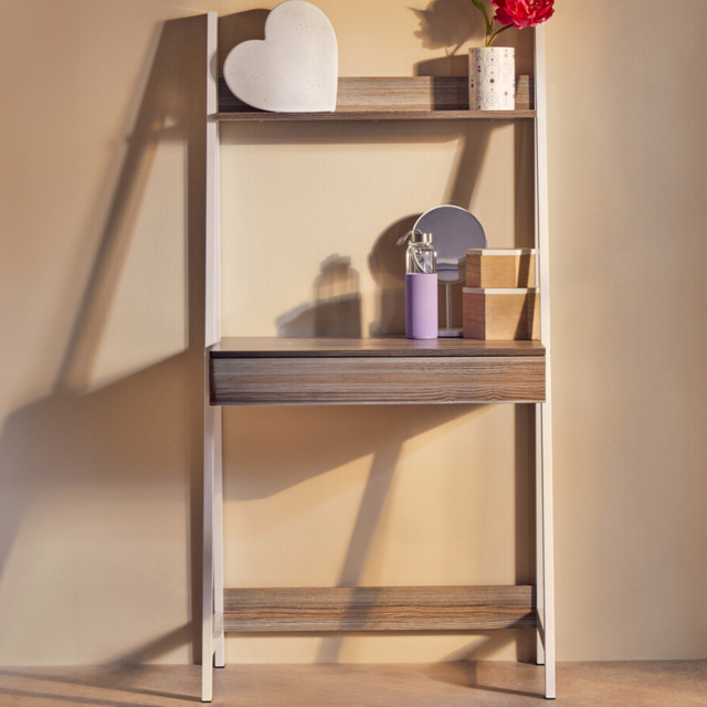 Premier Housewares Bradbury Light Oak Effect Desk - Size: 74 x 48 x 147cm - Multi - Interiors by Premier - Wilko - image 1