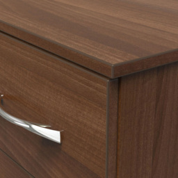 Crowndale Avon 4 Drawer Noche Walnut Bedside Cabinet - Wilko - thumbnail 6