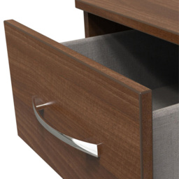 Crowndale Avon 4 Drawer Noche Walnut Bedside Cabinet - Wilko - thumbnail 7