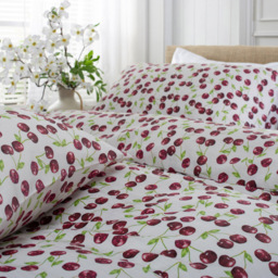 Deyongs Super King Size Cherry Baby Duvet Set - Purple - Wilko - thumbnail 3