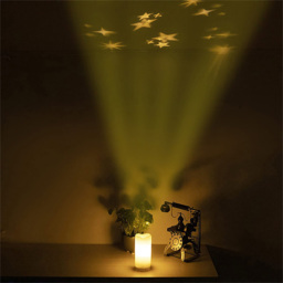 St Helens Star LED Candle Projector - Size: 160 x 80 x 80cm - White - Wilko - thumbnail 1