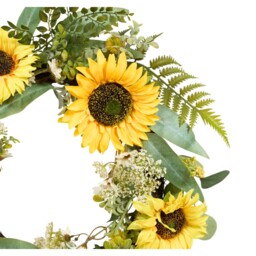 Sunflower Meadow Wreath Yellow - Wilko - thumbnail 3