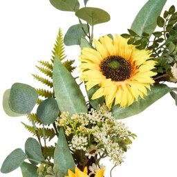 Sunflower Meadow Wreath Yellow - Wilko - thumbnail 5