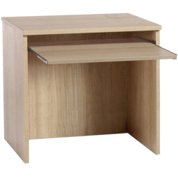 R White Cabinets Home Office Desk with Keyboard Tray Brown - Size: 72 x 85 x 54cm - Wilko - thumbnail 3
