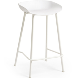 Julian Bowen Renzo White Bar Stool Set of 2 - Wilko - thumbnail 4