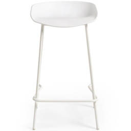 Julian Bowen Renzo White Bar Stool Set of 2 - Wilko - thumbnail 5