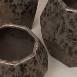 Premier Housewares Salvo Ceramic Planter Large - Size: 20 x 20 x 19cm - Brown - Wilko - thumbnail 7