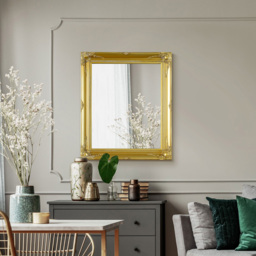 MirrorOutlet Hamilton Vintage Gold Antique Wall Mirror 76 x 66cm - Wilko - thumbnail 6