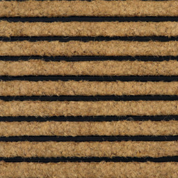 JVL Lines Tuffscrape Coir Mat 40 x 60cm - Size: 41 x 61cm - Brown - JVL Homewares - Wilko - thumbnail 7