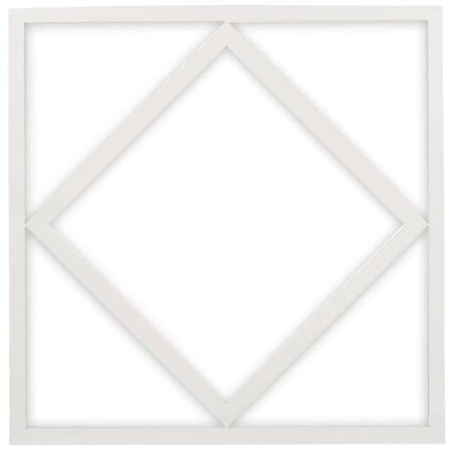 ENER-J 40W 4000K Double Square Borderline LED Panel 60 x 60cm - Size: 2 x 16.5 x 11cm - White - Wilko - image 1