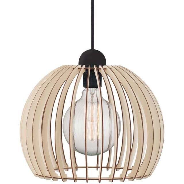 Nordlux Chino 30 Nature Pendant Light - Size: 26 x 30 x 26cm - Brown - Wilko - image 1