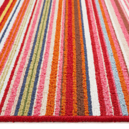 My Mat Candy Multicolour Bright Stripe Stain Resistant Mat 67 x 200cm - Wilko - thumbnail 5