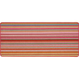My Mat Candy Multicolour Bright Stripe Stain Resistant Mat 67 x 200cm - Wilko