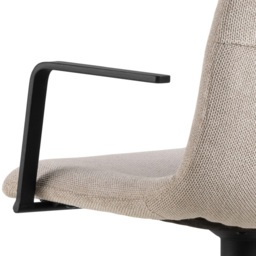 Florence Pablo Beige Swivel Bar Stool Set of 2 - Size: 114 x 50 x 53cm - Multi - Furniture To Go - Wilko - thumbnail 6