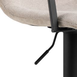 Florence Pablo Beige Swivel Bar Stool Set of 2 - Size: 114 x 50 x 53cm - Multi - Furniture To Go - Wilko - thumbnail 7