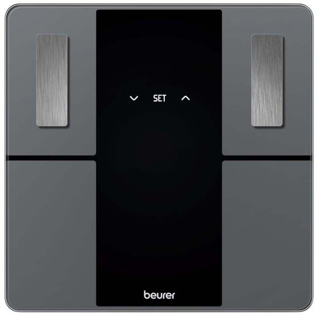 Beurer Smart Bluetooth Analyser Scale - Size: 33 x 32 x 4.20cm - Black - Wilko - image 1