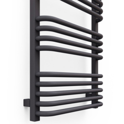 Terma Alex Modern Grey Heated Towel Rail 1580 x 500mm - Size: 158 x 50 x 12cm - Wilko - thumbnail 4