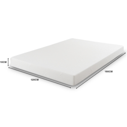 The Foam People Westwood Small Double Dual Layer Memory and Firm Foam Mattress 4 inch - White - Wilko - thumbnail 6