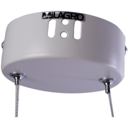 Milagro Ring White LED Pendant Lamp 230V - Size: 60 x 60 x 90cm - Wilko - thumbnail 4