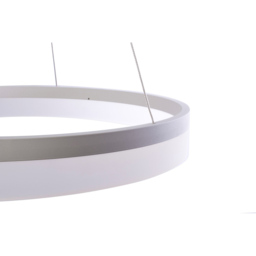 Milagro Ring White LED Pendant Lamp 230V - Size: 60 x 60 x 90cm - Wilko - thumbnail 6