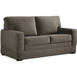 Jay-Be Urban 2 Seater Brushed Twill Pewter Sofa Bed with e-Pocket Mattress - Grey - Wilko - thumbnail 3