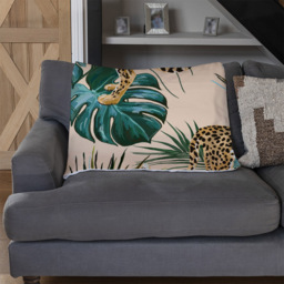 Benjamin Tate Design Yellow Tropical Cheetah Blanket 120 x 150cm - Wilko - thumbnail 4